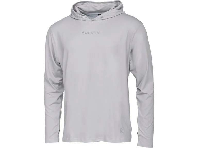 Westin Triko Ledge Upf Hoodie Mist Grey - XXXL