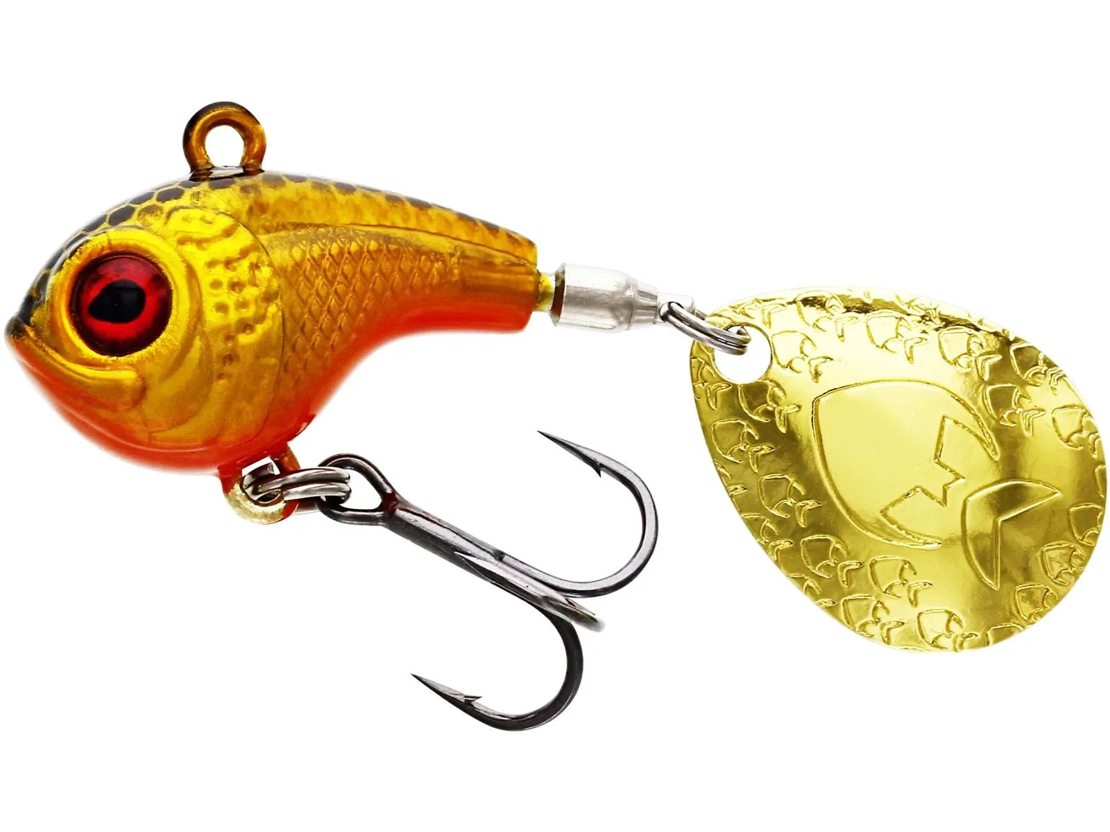 Westin Třpytka DropBite Spin Tail Jig Gold Rush Délka: 3,4cm, Hmotnost: 17g