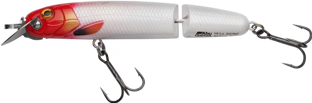 Abu garcia wobler hi-lo jointed sinking red head - 9 cm 12 g