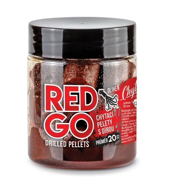 Chytil pelety v dipu red go 120 g - 14 mm