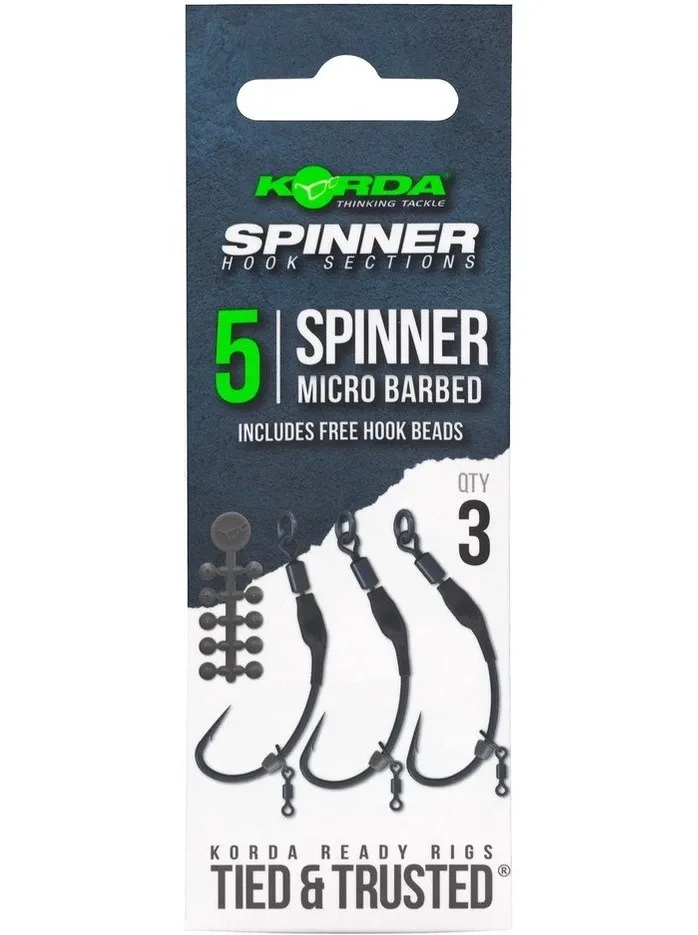 Korda Návazec Spinner Hack Sections Spinner Velikost háčku: #5