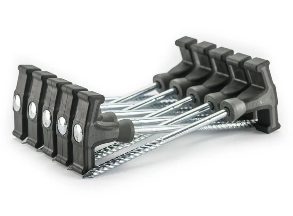RidgeMonkey Kolíky Escape Heavy Duty T-Peg 8 inch 10ks