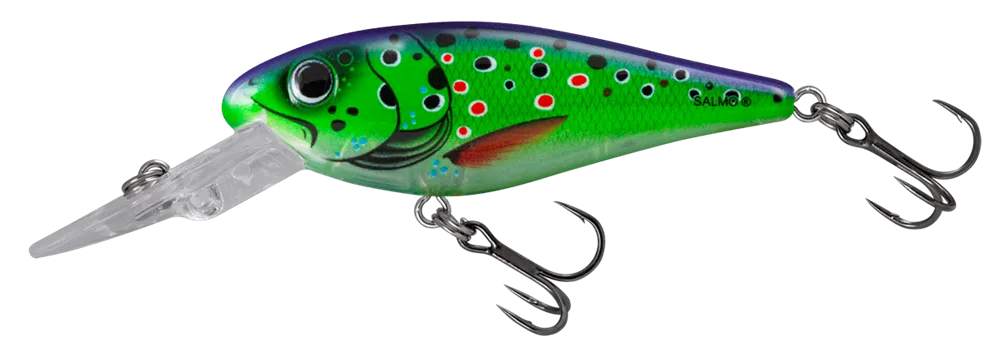 Salmo wobler rattlin executors sdr clear purple trout - 7 cm 8 g