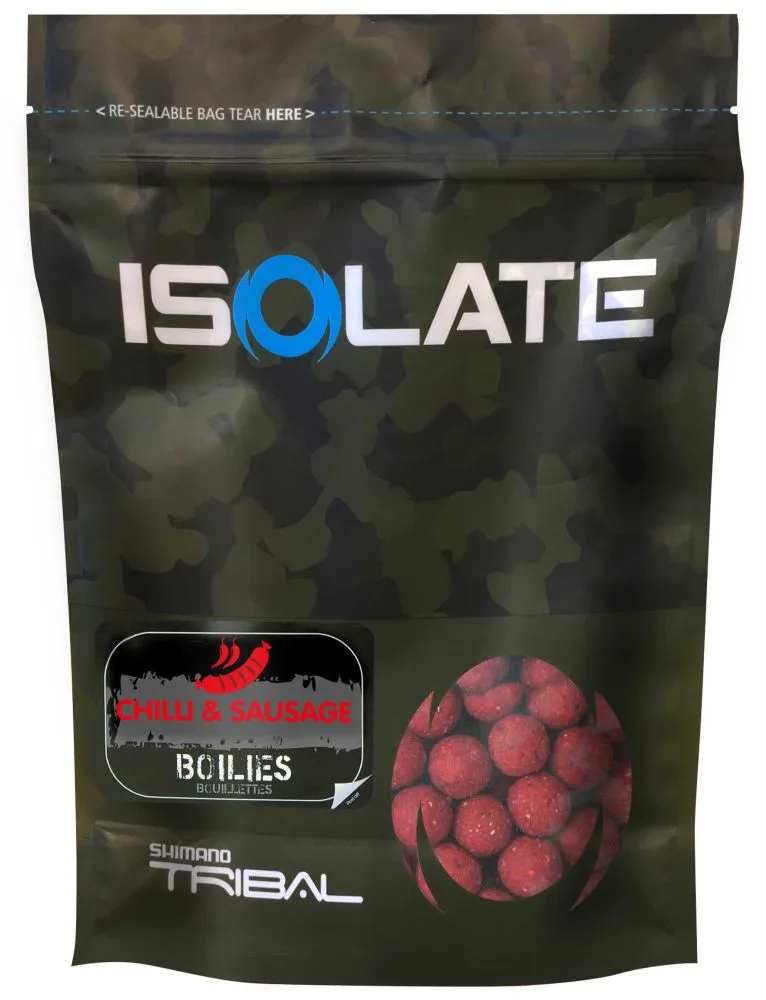 Shimano boilies isolate chilli sausage - 1 kg 24 mm
