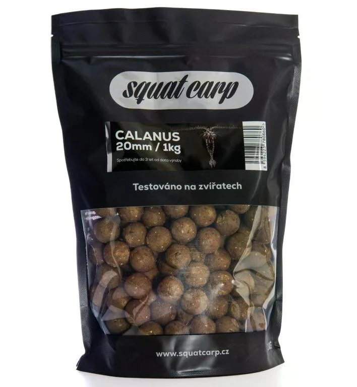 Squat carp boilies calanus - 1 kg 30 mm