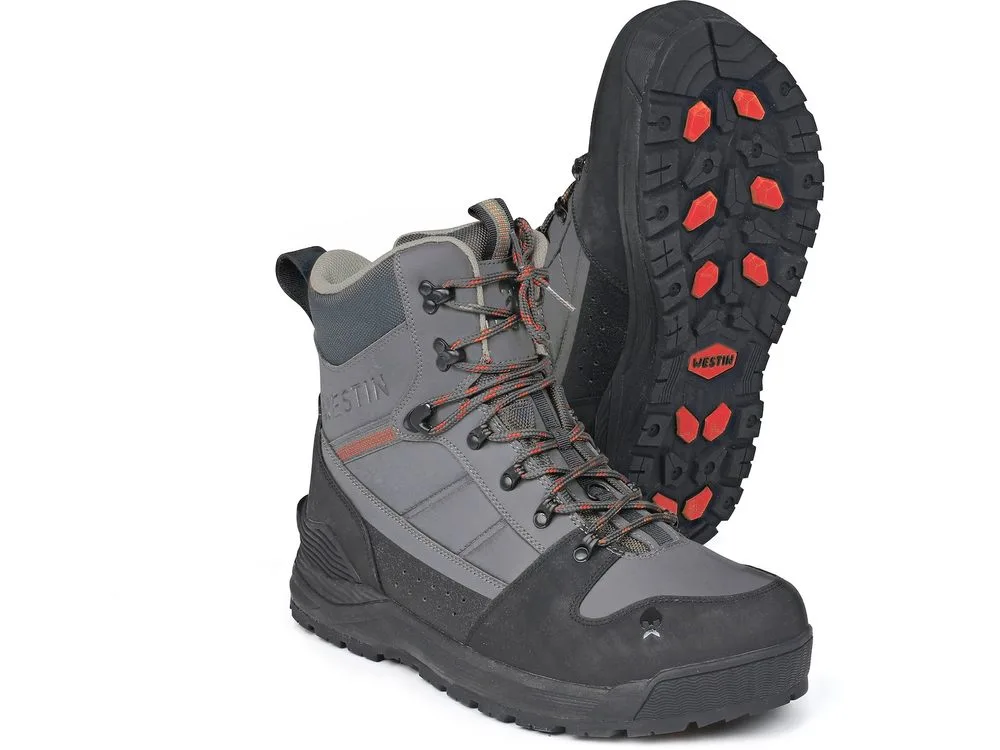 Westin Brodicí obuv W6 Wading Boot Dark Shadow Cleated - 45