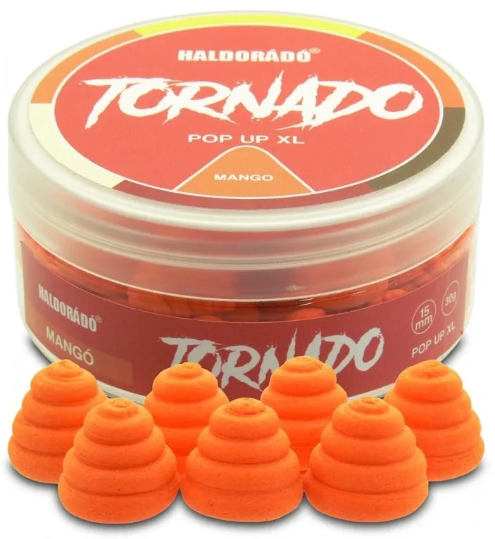 Haldorádó plovoucí boilie pop-up tornado xl 30 g 15 mm - mango