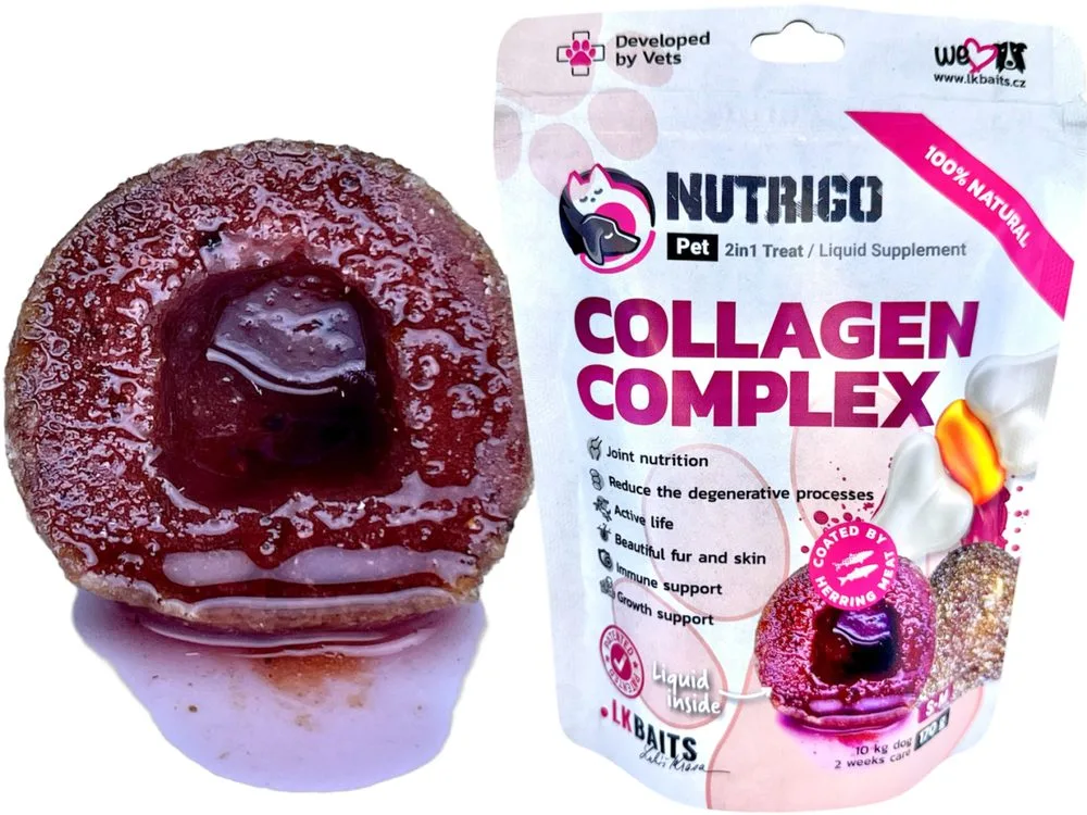LK Baits Pet Doplněk stravy Nutrigo Dog Supplement Collagen Complex - Mini 75g – LK Baits PETs