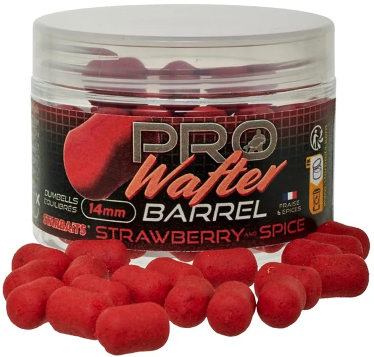 Starbaits Boilies Wafter Strawberry Spice 14mm 50g