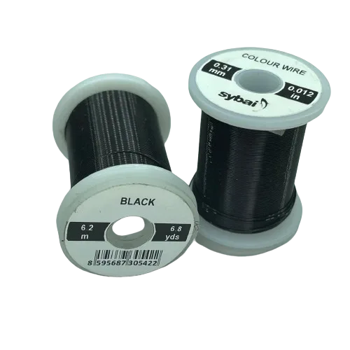 Sybai Drátek Colour Wire Black Průměr: 0,31mm