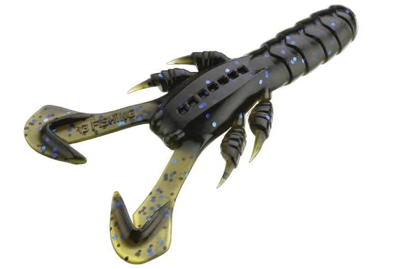 13 Fishing Gumová Nástraha Black & Tan Délka: 7,6cm, Počet kusů: 6ks, Palce: 3"