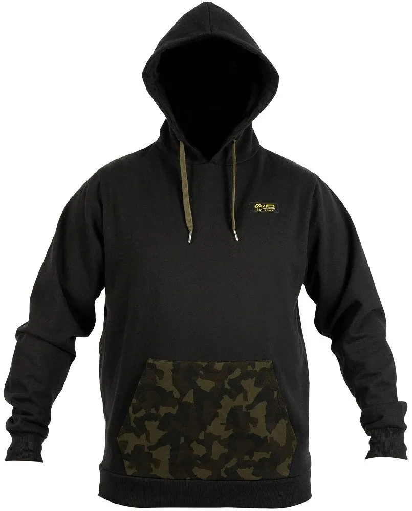 Avid Carp Mikina Minimal Hoodie Black Velikost: XL
