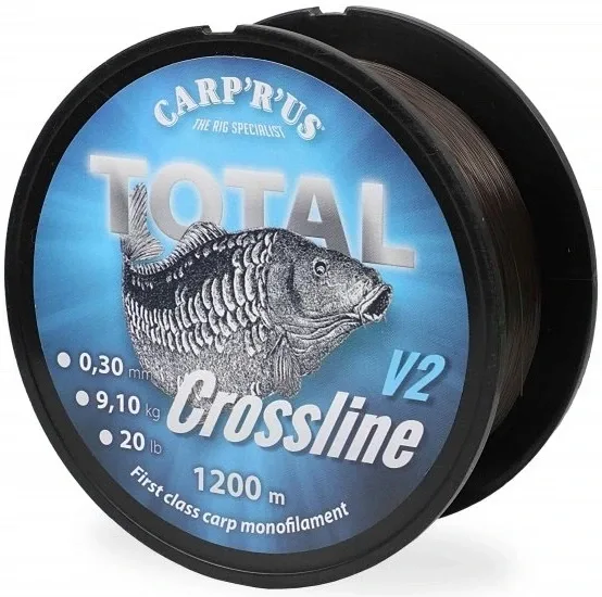 Carp ´R´ Us Carp´R ´Us Vlasec Total Crossline Hnědý 1200m Délka: 1200m, Nosnost: 11,3kg, Průměr: 0,35mm
