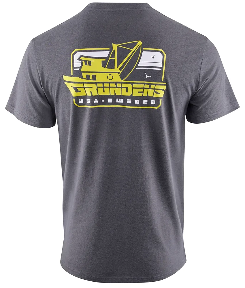 Grundéns tričko commercial boat ss t-shirt anchor - m