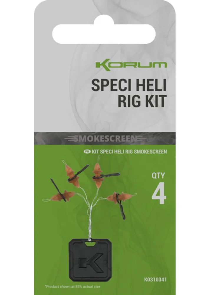 Korum Sada na montáž Smokescreen Speci Heli Rig Kit 4ks