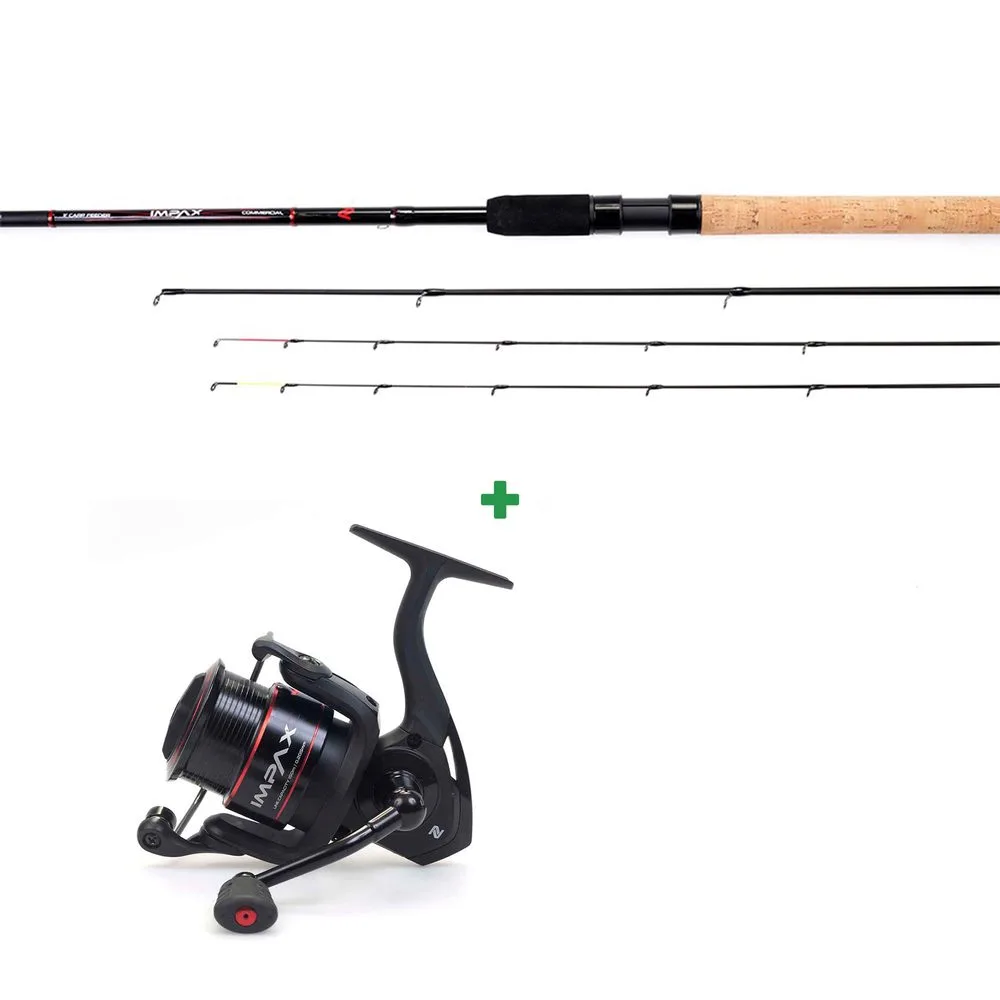 Nytro Prut NTR Commercial Carp Feeder 11' 3,3m 50g + Naviják NTR MK2 4002 Akce!