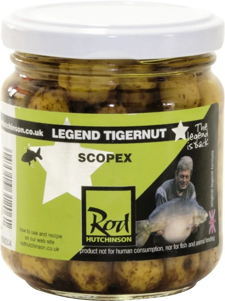 RH dipovaný partikl Legend Particles Tigernuts Scopex – ROD HUTCHINSON