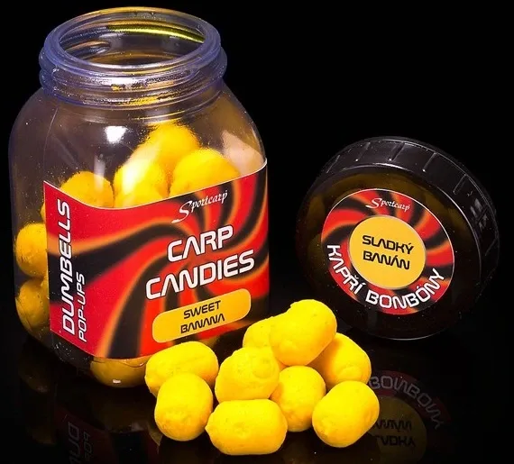 Sportcarp Plovoucí Nástrahy Candies 100ml 15mm Průměr: 15mm, Příchuť: Sweet Banana