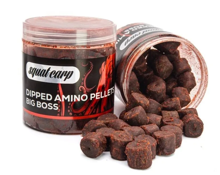 Squat carp amino pelety v dipu big boss 180 g 15 mm