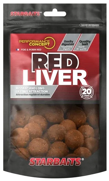 Starbaits Boilies Red Liver Hmotnost: 200g, Průměr: 24mm