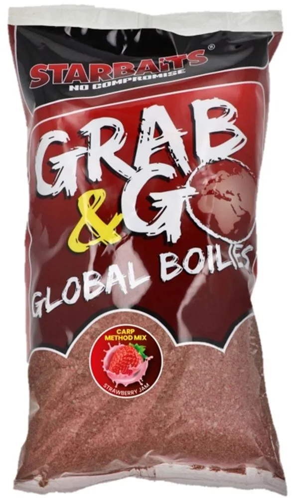 Starbaits Method Mix Global 1,8kg - Strawberry Jam