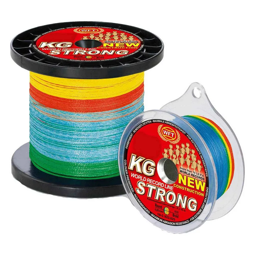 Wft šňůra kg strong multicolor 600 m - 0,25 mm 39 kg