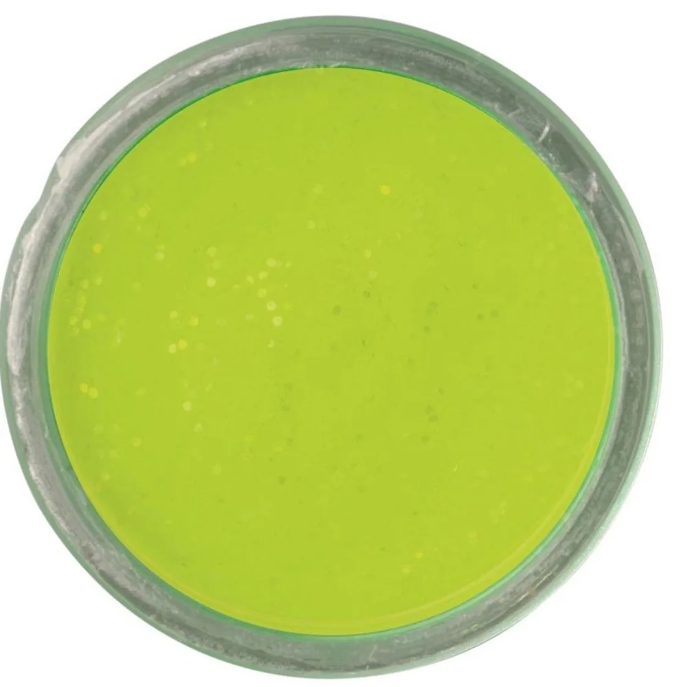 Berkley těsto na pstruhy natural glitter troutbait sýr - třpytivá chartreuse