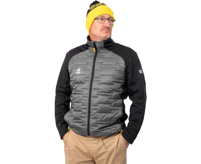 Black cat mikina cat shield hybrid top - l