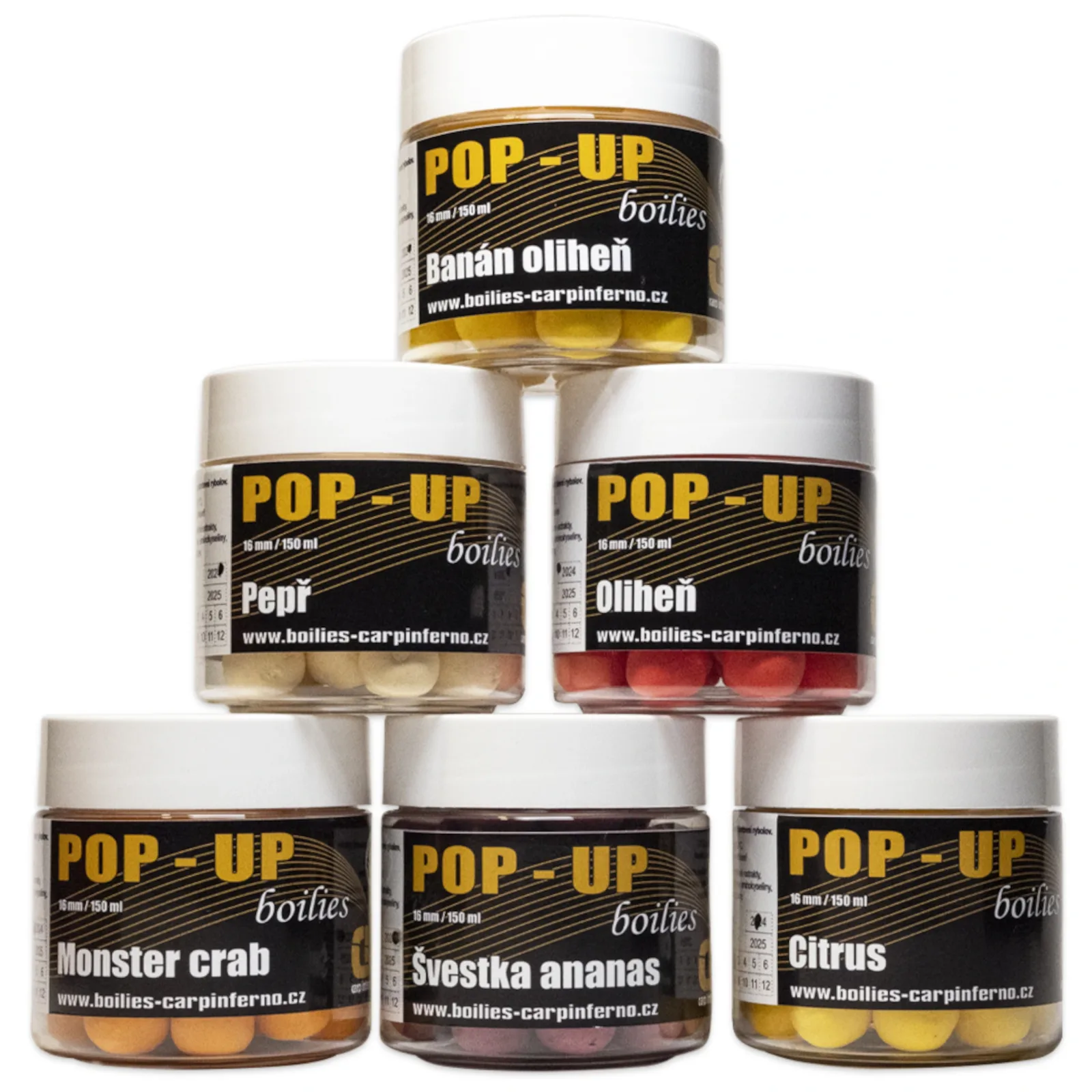Carp Inferno Pop Up Boilies 16mm 150ml Příchuť: Monster Crab