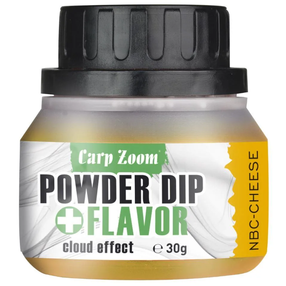 Carp zoom práškový dip + aroma 30 g - sýr + nbc – CARPZOOM
