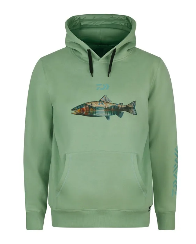 Daiwa mikina hoodie trout - xl