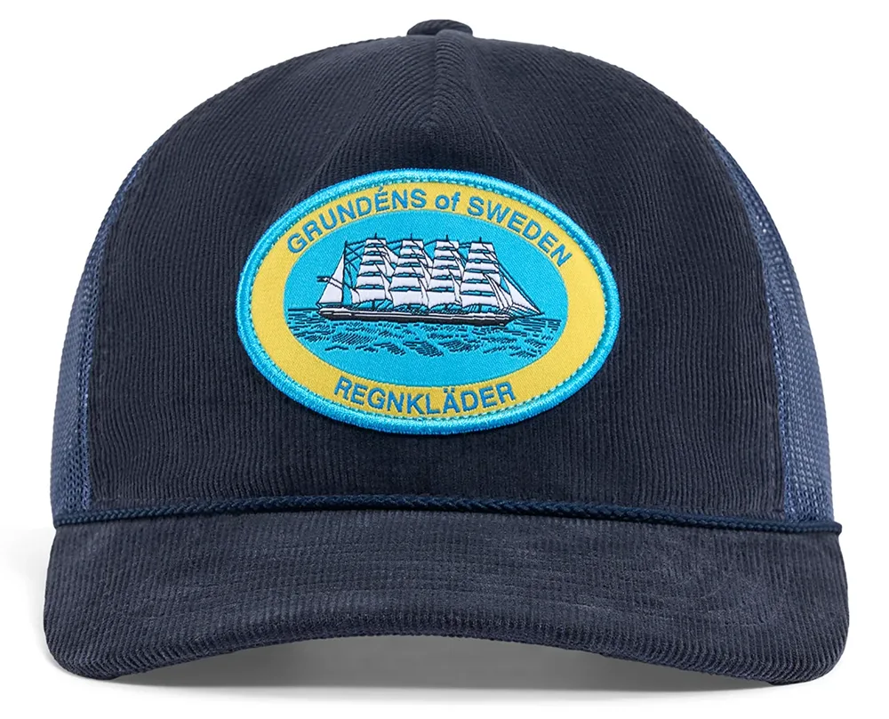 Grundéns kšiltovka regnkläder cord trucker