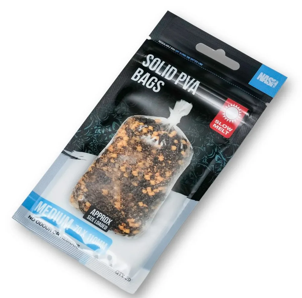 Nash PVA Sáčky Solid PVA Bags - Medium Slow Melt 20ks