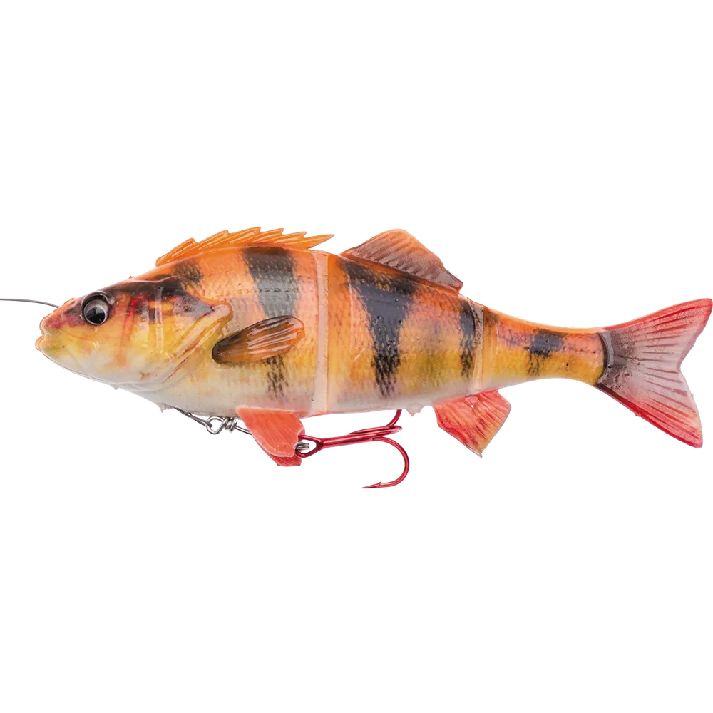 Savage Gear Gumová Nástraha 4D Line Thru Perch Slow Sinking 17cm 63g Barva: Albino
