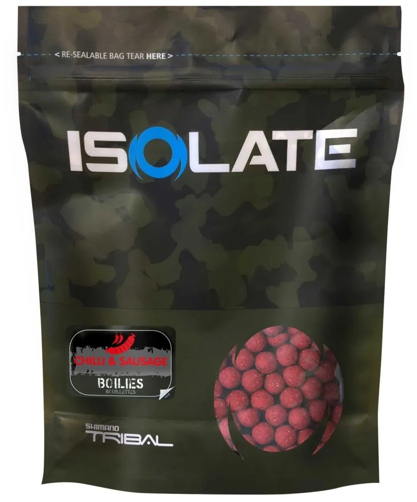 Shimano boilies isolate chilli sausage - 3 kg 20 mm