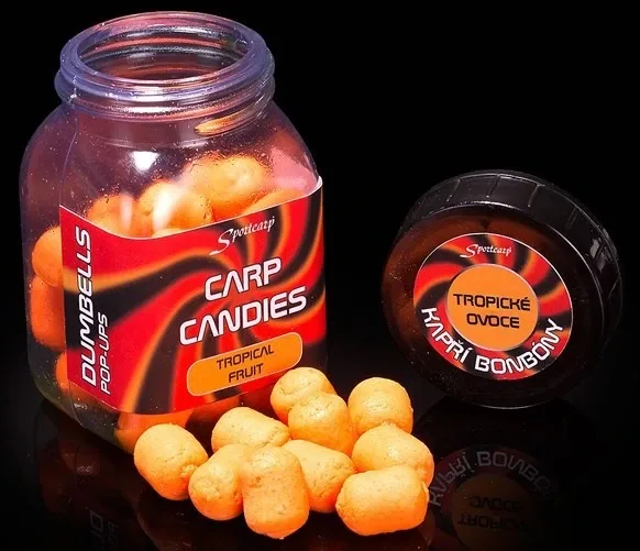 Sportcarp Plovoucí Nástrahy Candies 100ml 15mm Průměr: 15mm, Příchuť: Tropical Fruit