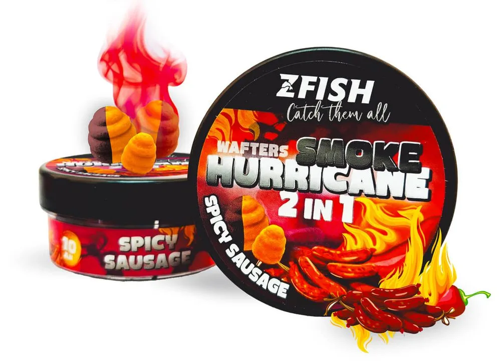 Zfish Nástraha Smoke Hurricane Wafters 2in1 - Spice Sausage