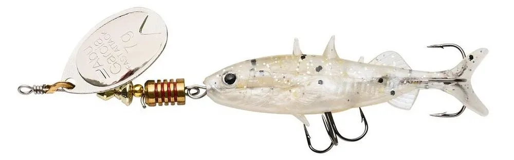 Abu Garcia Fast Attack Stickle Spinner Salt and Pepper Délka: 6,5cm, Hmotnost: 7g