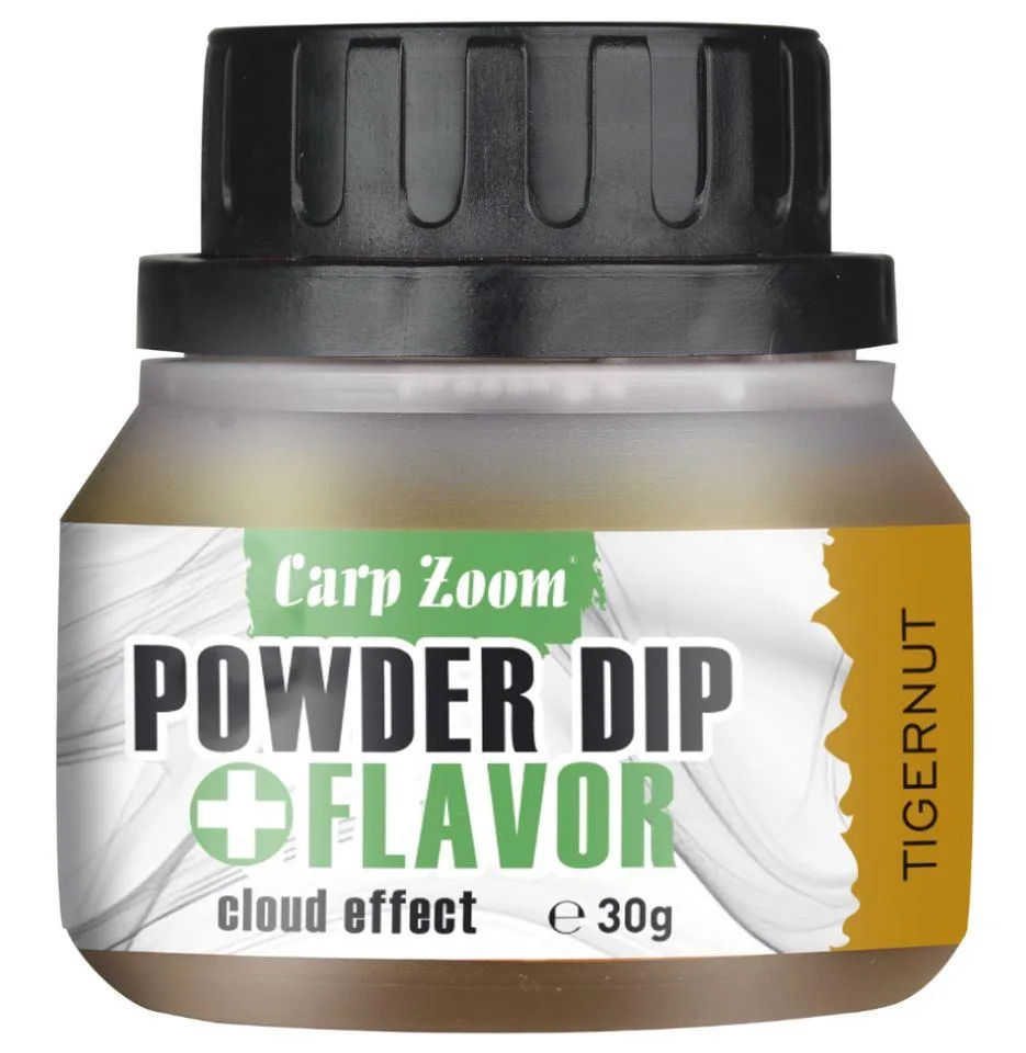 Carp zoom práškový dip + aroma 30 g - tygří ořech – CARPZOOM