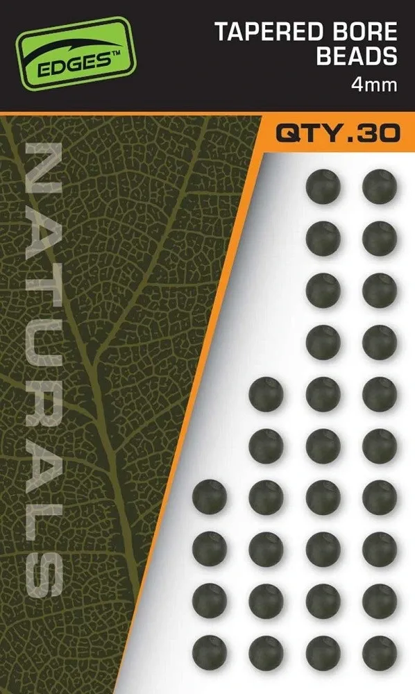 Fox Nárazové Kuličky Naturals Tapered Bore Beads 30ks Průměr: 6mm