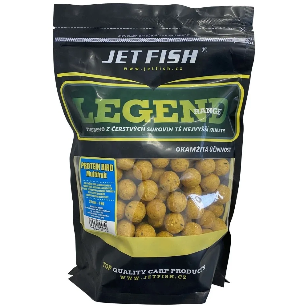 Jet Fish Boilie Legend Range MultiFruit Hmotnost: 220g, Průměr: 16mm