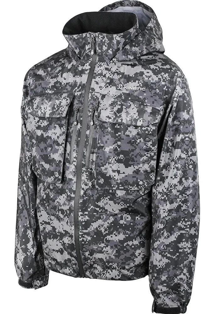 Kinetic bunda camorush jacket grey camo - xxxl