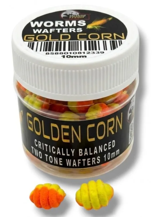 Method feeder fans worms wafter 10 mm 50 ml - golden corn