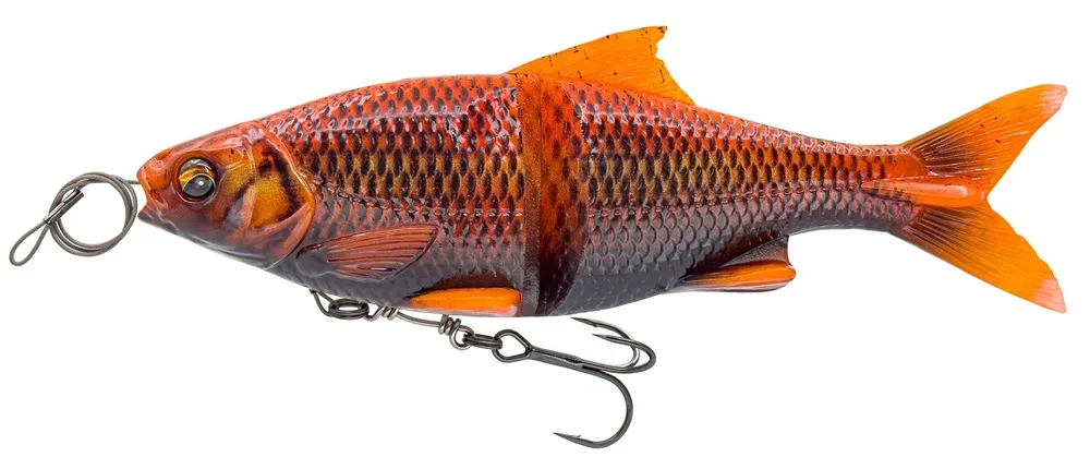 Savage gear gumová nástraha 3d line thru glide roach slow sinking black orange koi - 23 cm 170 g