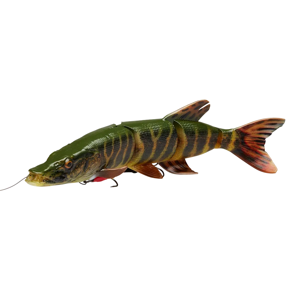 Savage Gear Gumová Nástraha 4D Line Thru Pike Striped Pike 25cm 105g