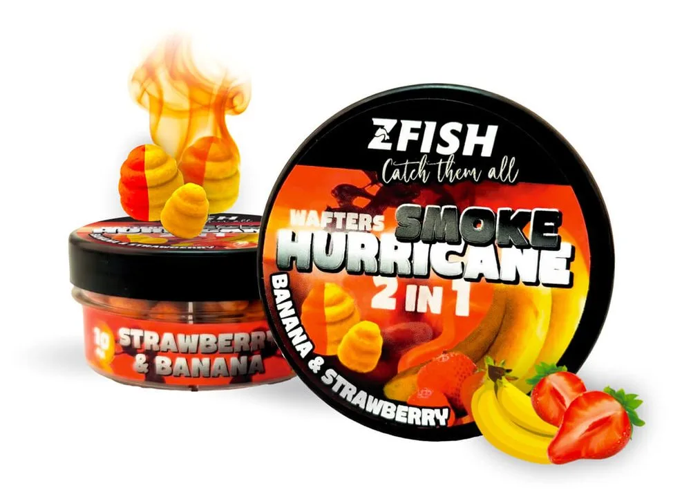 Zfish Nástraha Smoke Hurricane Wafters 2in1 - Strawberry-Banana