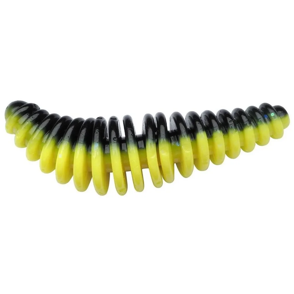 Berkley Gumová Nástraha PowerBait Power Pupa Black Sunshine Yellow Délka: 4,5cm, Počet kusů: 8ks