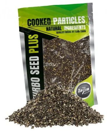 Carp zoom partikl turbo seed plus 1 kg - konopí – CARPZOOM