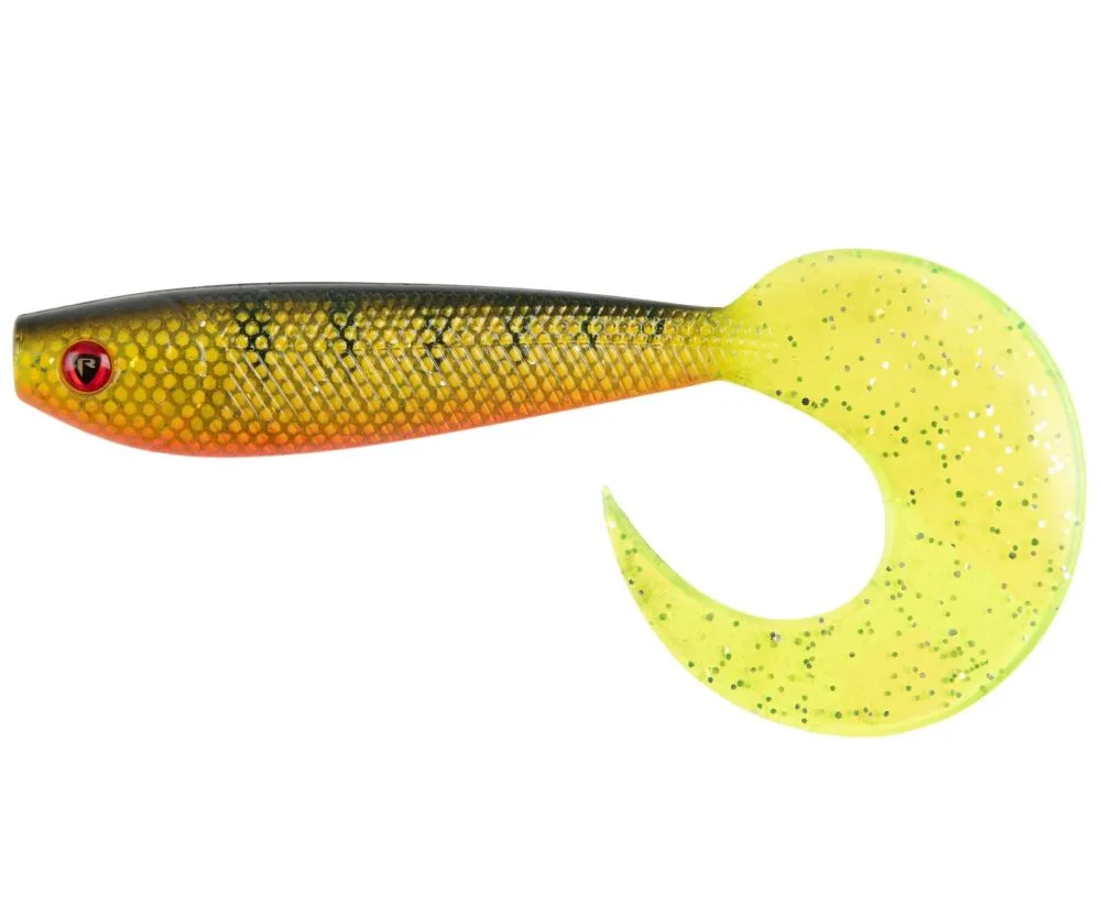 Fox rage gumová nástraha pro grub uv natural perch - 12 cm