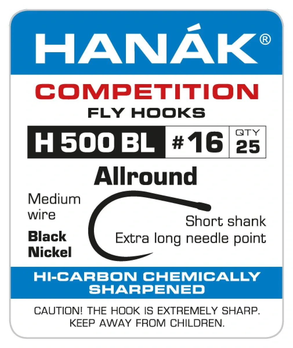 Hanák Competition Hanák Háčky H 500 BL Velikost háčku: #12